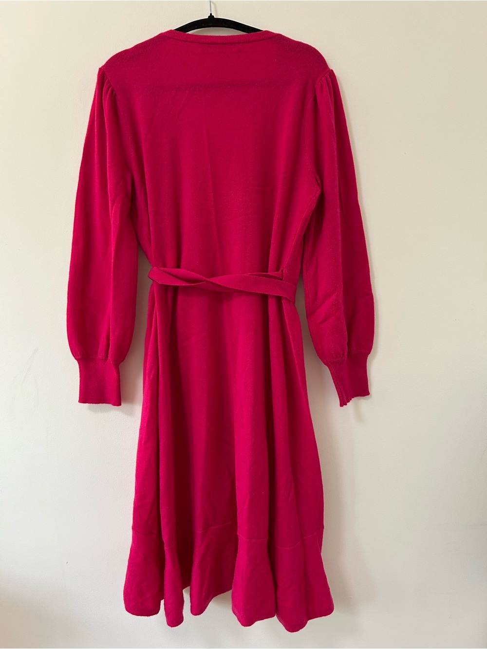 Diane Von Furstenberg wrap dress sweater long sleeve cashmere large - Picture 5 of 9